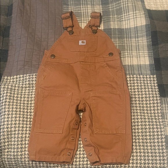 Carhartt Tan Kids Overalls - Picture 1 of 5